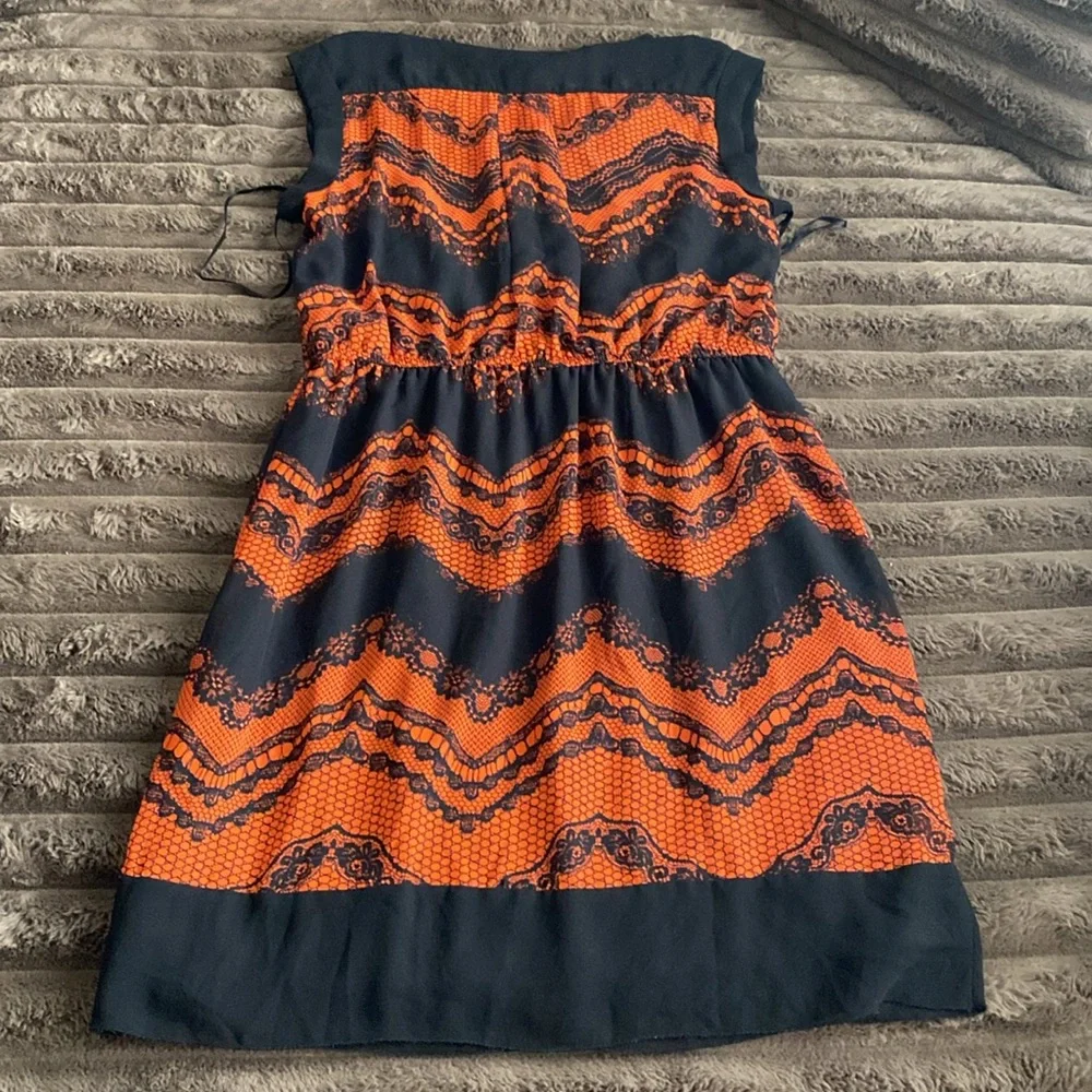 Black and orange dress - Picture 7 of 7